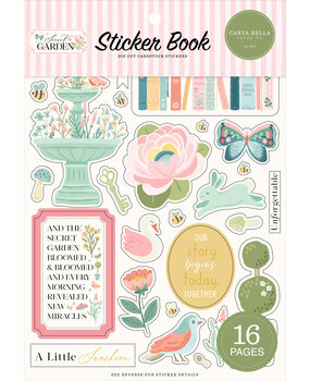 Carta Bella Secret Garden Sticker Book (CBGD421029) Carta Bella Secret Garden Sticker Book (CBGD421029)