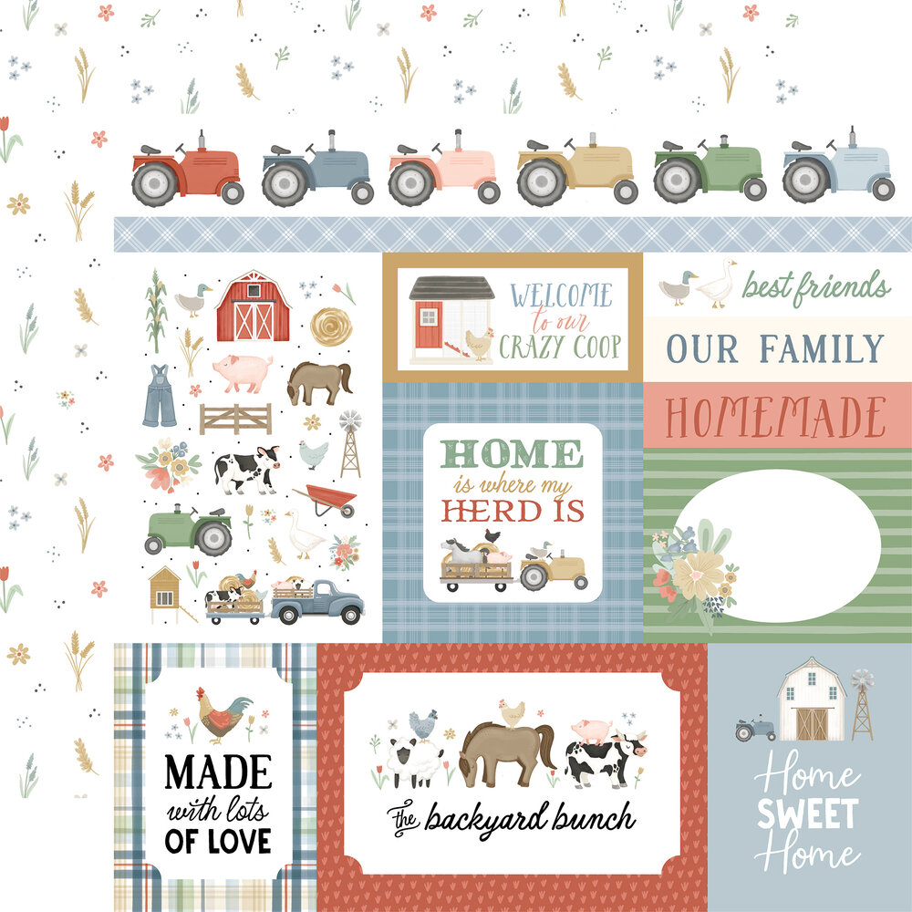 Carta Bella On The Farm 12x12 Inch Collection Kit (CBOTF422016) Carta Bella On The Farm 12x12 Inch Collection Kit (CBOTF422016)