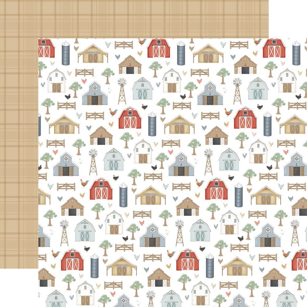 Carta Bella On The Farm 12x12 Inch Collection Kit (CBOTF422016) Carta Bella On The Farm 12x12 Inch Collection Kit (CBOTF422016)