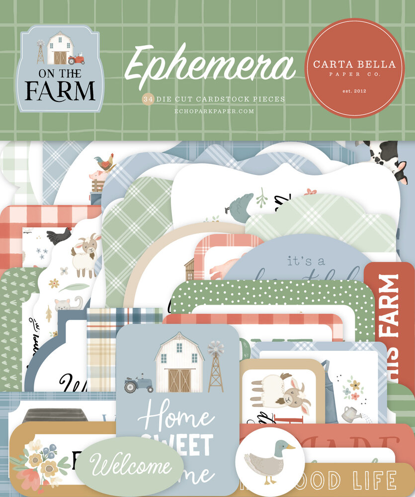 Carta Bella On The Farm Ephemera (CBOTF422024) Carta Bella On The Farm Ephemera (CBOTF422024)
