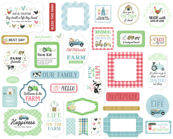 Carta Bella On The Farm Ephemera (CBOTF422024) Carta Bella On The Farm Ephemera (CBOTF422024)