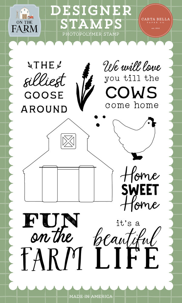 Carta Bella On The Farm Clear Stamps Cows Come Home (CBOTF422041)