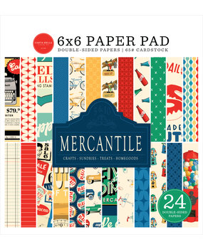 Carta Bella Mercantile 6x6 Inch Paper Pad (CBM423023) Carta Bella Mercantile 6x6 Inch Paper Pad (CBM423023)