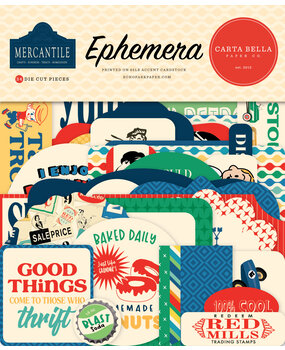 Carta Bella Mercantile Ephemera (CBM423024) Carta Bella Mercantile Ephemera (CBM423024)
