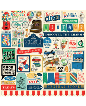 Carta Bella Mercantile 12x12 Inch Element Sticker (CBM423014) Carta Bella Mercantile 12x12 Inch Element Sticker (CBM423014)