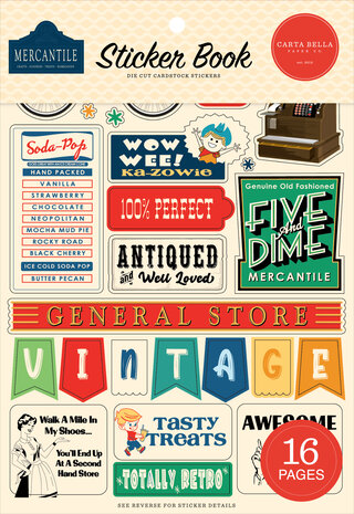 Carta Bella Mercantile Sticker Book (CBM423029) Carta Bella Mercantile Sticker Book (CBM423029)