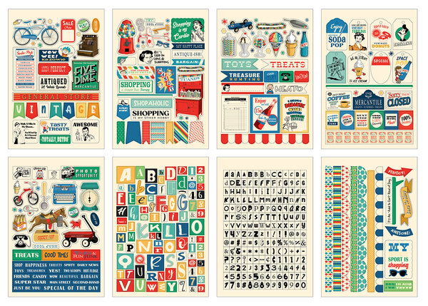 Carta Bella Mercantile Sticker Book (CBM423029) Carta Bella Mercantile Sticker Book (CBM423029)