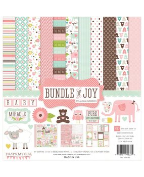 Echo Park Bundle Of Joy Girl 12x12 Inch Collection Kit (BJG45016)