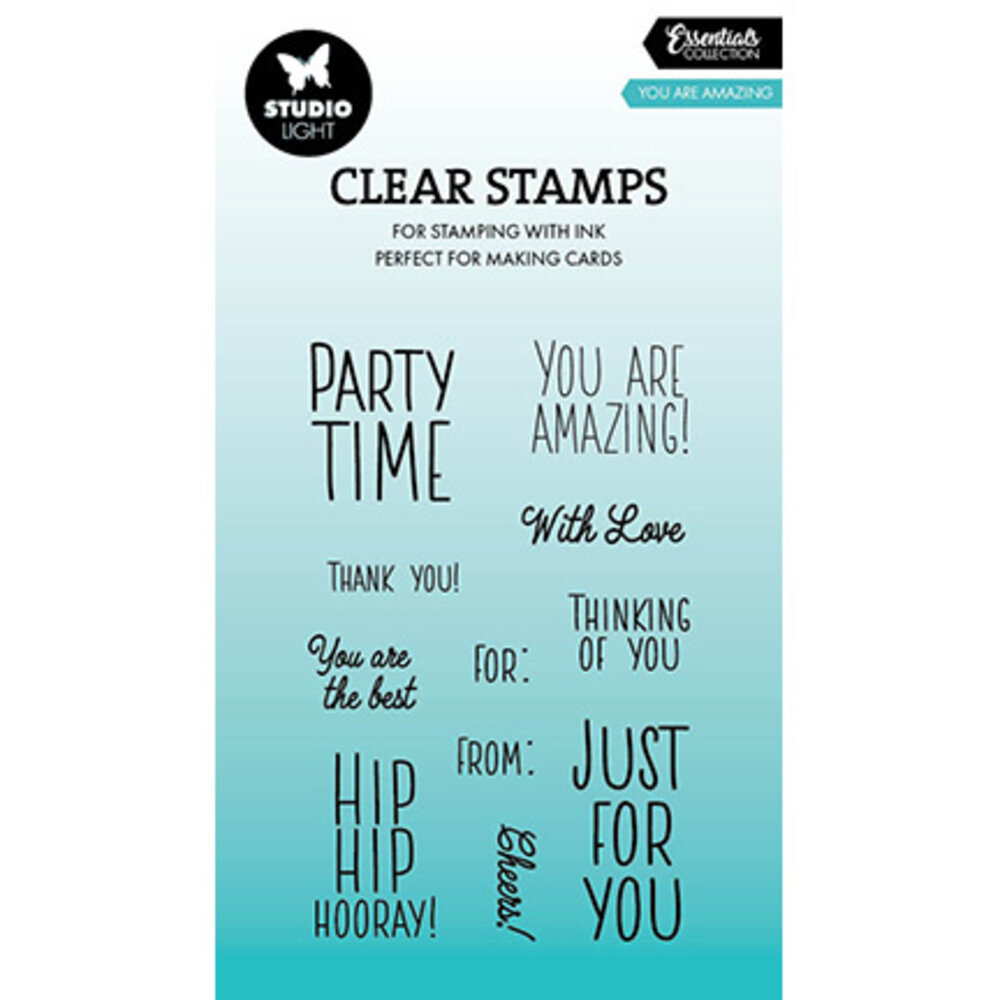 Studio Light Essentials Clear Stamps You Are Amazing (SL-ES-STAMP809 ...