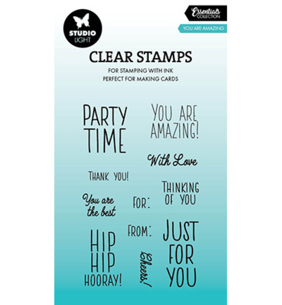 Studio Light Essentials Clear Stamps You Are Amazing (SL-ES-STAMP809) Studio Light Essentials Clear Stamps You Are Amazing (SL-ES-STAMP809)