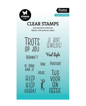 Studio Light Essentials Clear Stamps Je Bent Geweldig (SL-ES-STAMP810) Studio Light Essentials Clear Stamps Je Bent Geweldig (SL-ES-STAMP810)