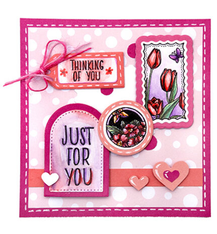 Studio Light Essentials Clear Stamps Spring Labels (SL-ES-STAMP811)