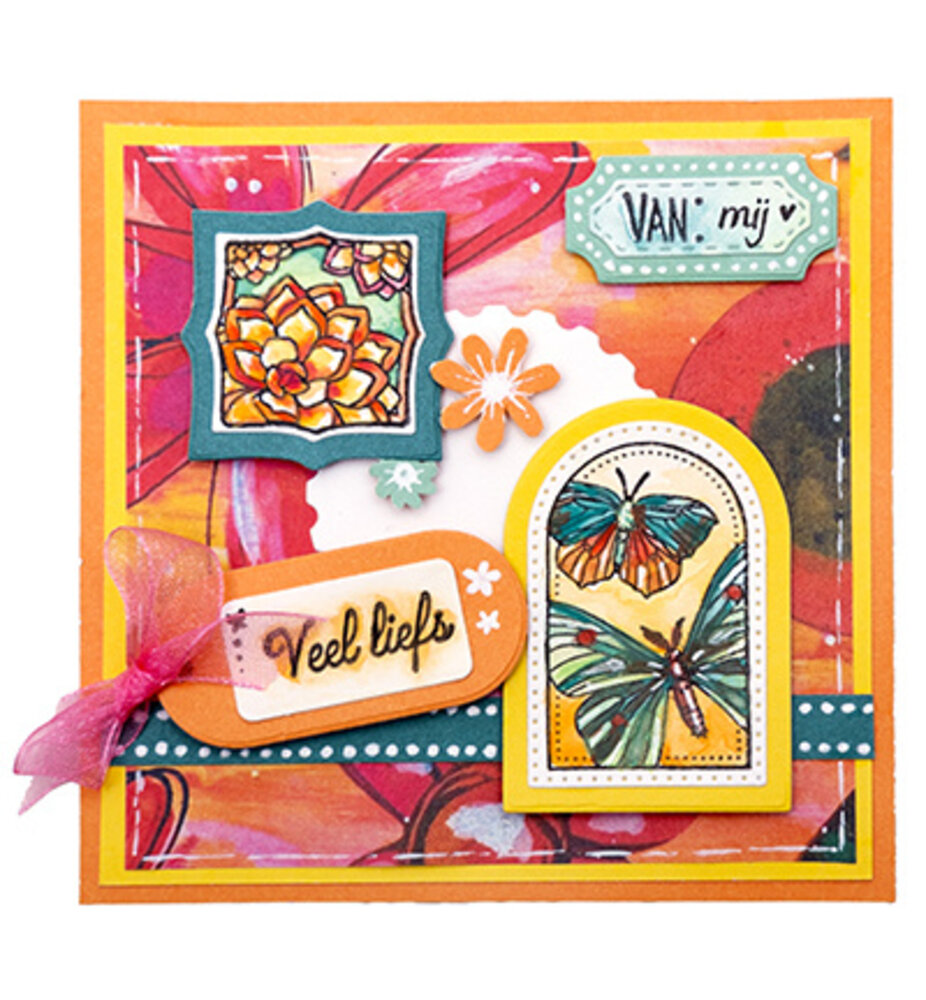 Studio Light Essentials Clear Stamps Spring Labels (SL-ES-STAMP811)