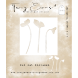 Tracy Evans Wildflower 6x6 Inch Stencil (ST001)