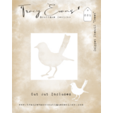 Tracy Evans Tweet 4x4 Inch Snippet Stencil (SS001)
