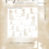 Tracy Evans Cat Family 4x4 Inch Snippet Stencil (SS015) Tracy Evans Cat Family 4x4 Inch Snippet Stencil (SS015)