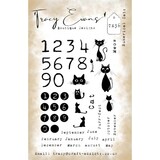 Tracy Evans Numerical Cats A5 Clear Stamp (TE036)