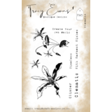 Tracy Evans Clematis A6 Clear Stamp (TE005)