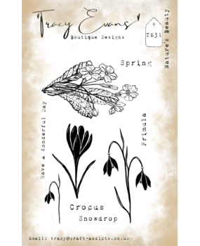 Tracy Evans Nature's Beauty A6 Clear Stamp (TE031) Tracy Evans Nature's Beauty A6 Clear Stamp (TE031)