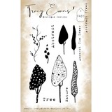 Tracy Evans Abstract Trees A6 Clear Stamp (TE035)