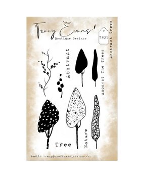Tracy Evans Abstract Trees A6 Clear Stamp (TE035) Tracy Evans Abstract Trees A6 Clear Stamp (TE035)