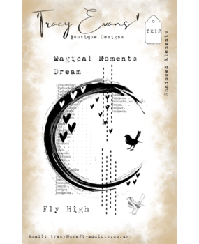 Tracy Evans Shadowed Elements A7 Clear Stamp (TE012) Tracy Evans Shadowed Elements A7 Clear Stamp (TE012)