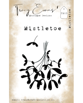 Tracy Evans Mistletoe A7 Clear Stamp (TE019)