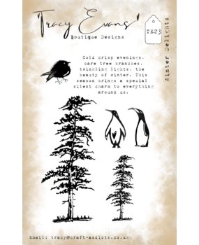 Tracy Evans Winter Delights A7 Clear Stamp (TE023) Tracy Evans Winter Delights A7 Clear Stamp (TE023)