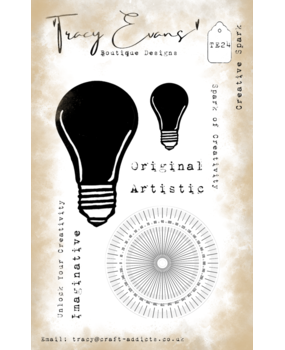 Tracy Evans Creative Spark A7 Clear Stamp (TE024) Tracy Evans Creative Spark A7 Clear Stamp (TE024)