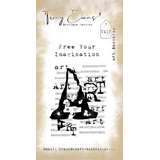 Tracy Evans Art Backdrop A8 Clear Stamp (TE017)