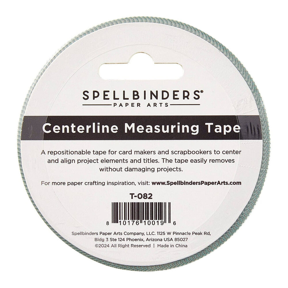 Spellbinders Centerline Measuring Tape (T-082) Spellbinders Centerline Measuring Tape (T-082)