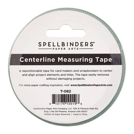 Spellbinders Centerline Measuring Tape (T-082) Spellbinders Centerline Measuring Tape (T-082)
