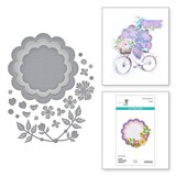 Spellbinders Simple Vintage Flower Shoppe Scallop Journal Cards Dies (S4-1438)