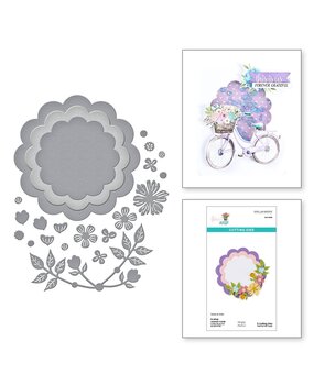 Spellbinders Simple Vintage Flower Shoppe Scallop Journal Cards Dies (S4-1438) Spellbinders Simple Vintage Flower Shoppe Scallop Journal Cards Dies (S4-1438)