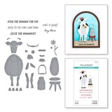 Spellbinders On the Farm Hay There Stamp & Die Set (SDS-201)