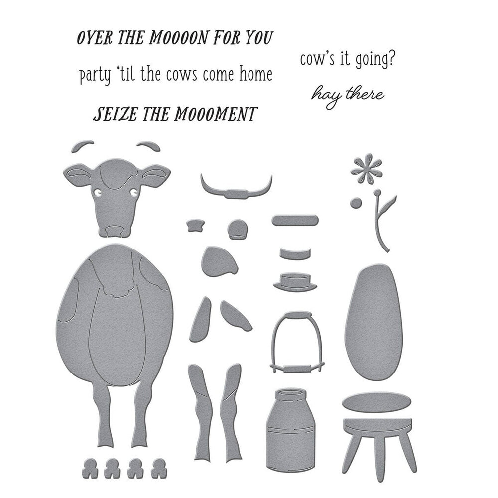 Spellbinders On the Farm Hay There Stamp & Die Set (SDS-201) Spellbinders On the Farm Hay There Stamp & Die Set (SDS-201)