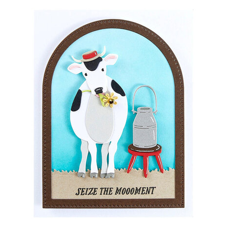 Spellbinders On the Farm Hay There Stamp & Die Set (SDS-201) Spellbinders On the Farm Hay There Stamp & Die Set (SDS-201)