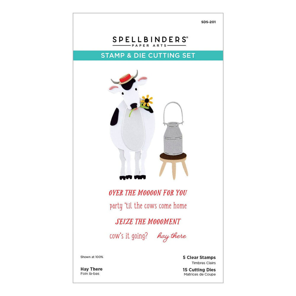 Spellbinders On the Farm Hay There Stamp & Die Set (SDS-201) Spellbinders On the Farm Hay There Stamp & Die Set (SDS-201)