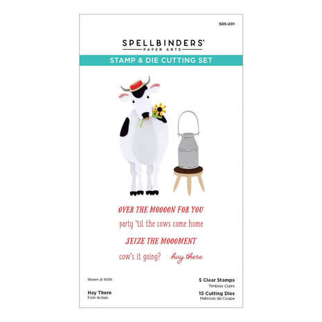 Spellbinders On the Farm Hay There Stamp & Die Set (SDS-201) Spellbinders On the Farm Hay There Stamp & Die Set (SDS-201)