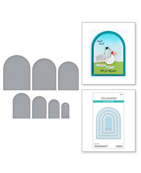 Spellbinders On the Farm Perfect Touch Arches and Tag Dies (S5-649) Spellbinders On the Farm Perfect Touch Arches and Tag Dies (S5-649)