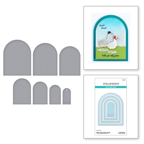 Spellbinders On the Farm Perfect Touch Arches and Tag Dies (S5-649) Spellbinders On the Farm Perfect Touch Arches and Tag Dies (S5-649)