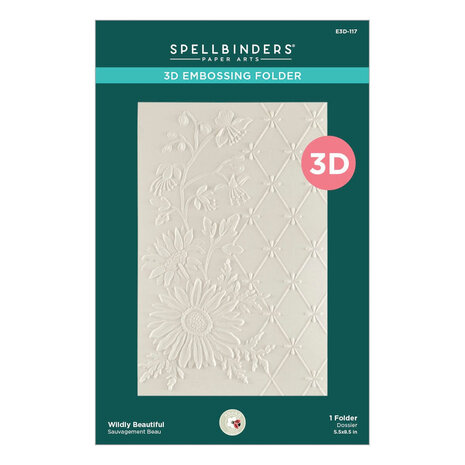 Spellbinders Through the Meadow Wildly Beautiful 3D Embossing Folder (E3D-117) Spellbinders Through the Meadow Wildly Beautiful 3D Embossing Folder (E3D-117)