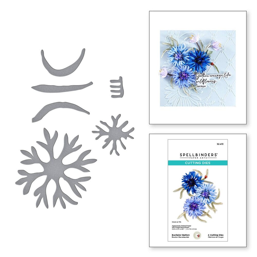 Spellbinders Through the Meadow Bachelor Button Dies (S2-413) Spellbinders Through the Meadow Bachelor Button Dies (S2-413)