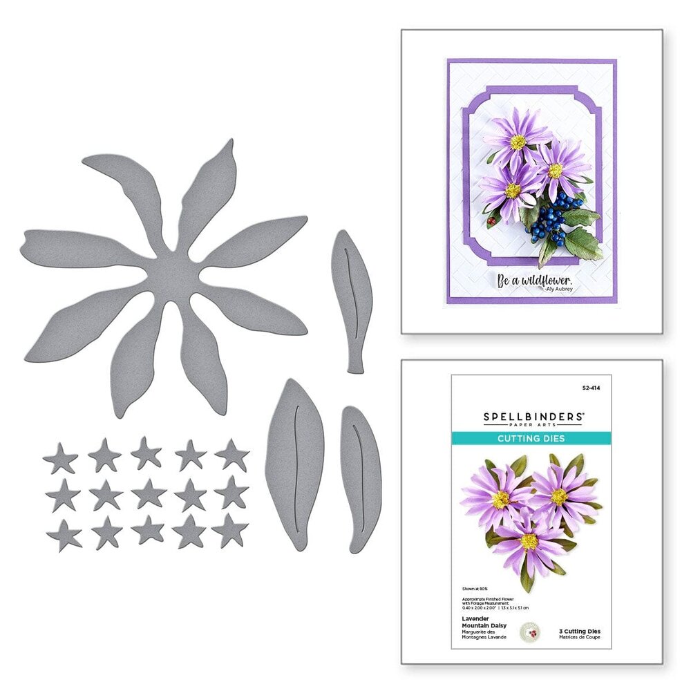 Spellbinders Through the Meadow Lavender Mountain Daisy Dies (S2-414) Spellbinders Through the Meadow Lavender Mountain Daisy Dies (S2-414)