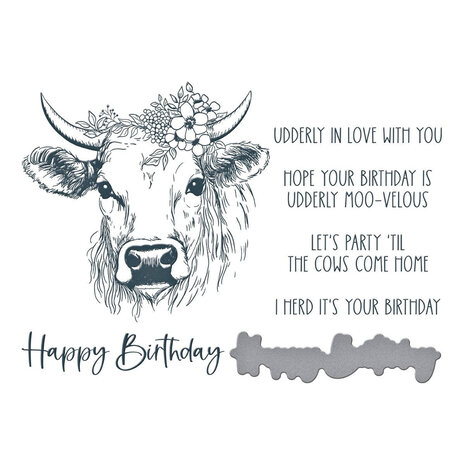 Spellbinders Justine's Farm Clover BetterPress Plate & Die Set (BP-231) Spellbinders Justine's Farm Clover BetterPress Plate & Die Set (BP-231)