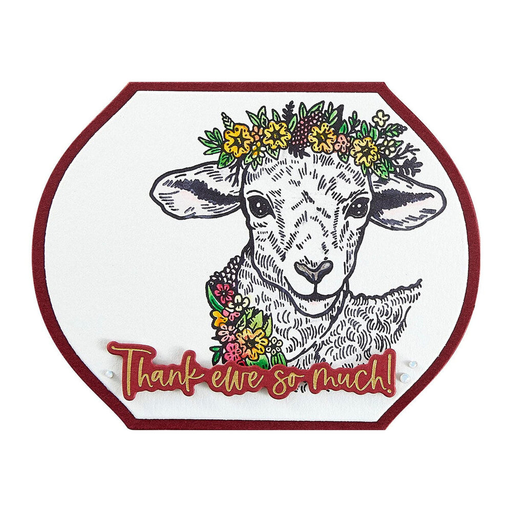 Spellbinders Justine's Farm Cotton Ball BetterPress Plate & Die Set (BP-235) Spellbinders Justine's Farm Cotton Ball BetterPress Plate & Die Set (BP-235)