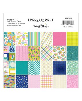 Spellbinders Just Sayin' 6x6 Inch Paper Pad (SCSP-012)