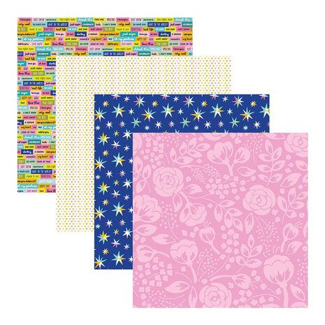 Spellbinders Just Sayin' 6x6 Inch Paper Pad (SCSP-012)