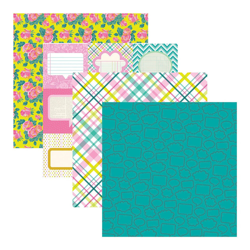 Spellbinders Just Sayin' 6x6 Inch Paper Pad (SCSP-012)