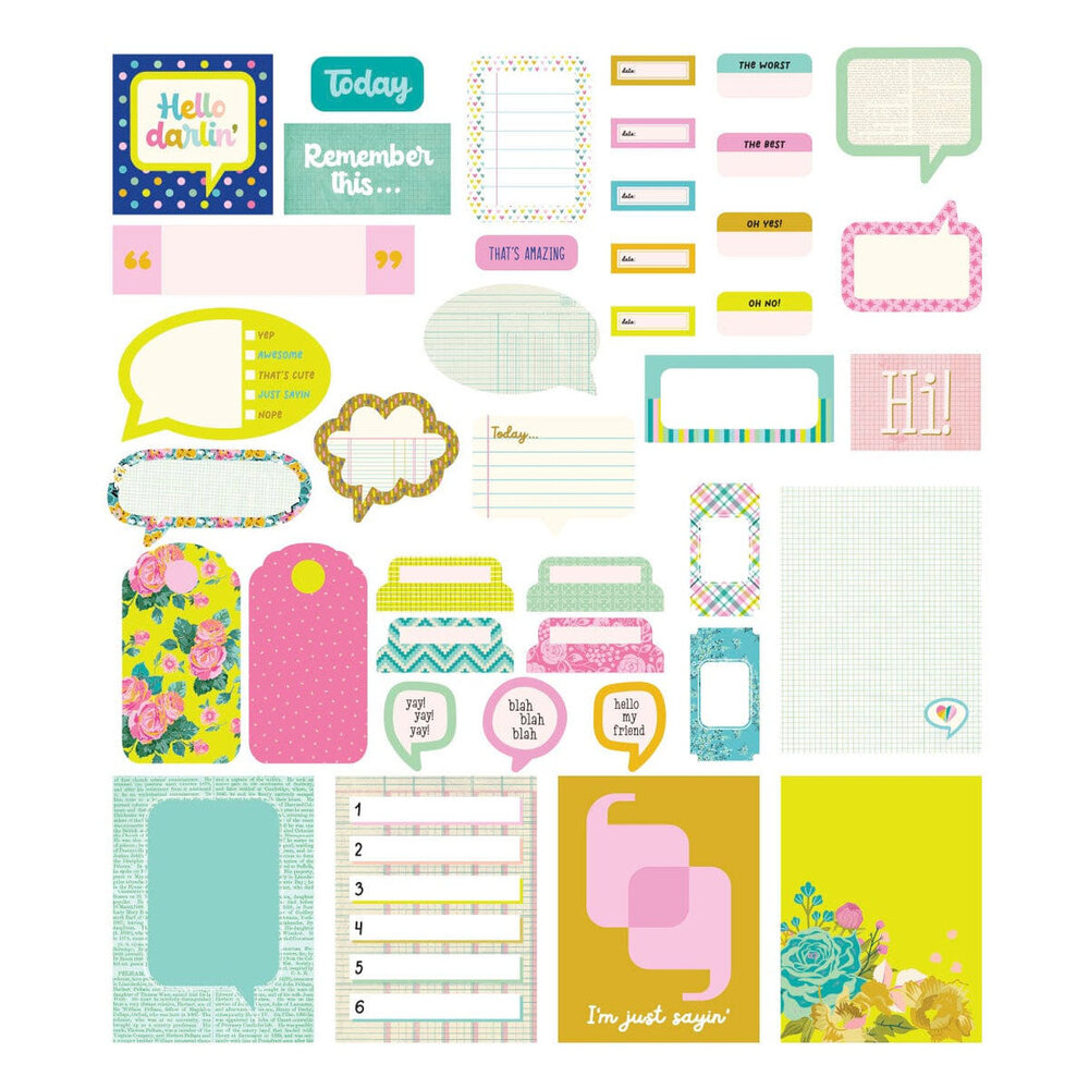 Spellbinders Just Sayin' Writable Die Cuts (SCSE-010)